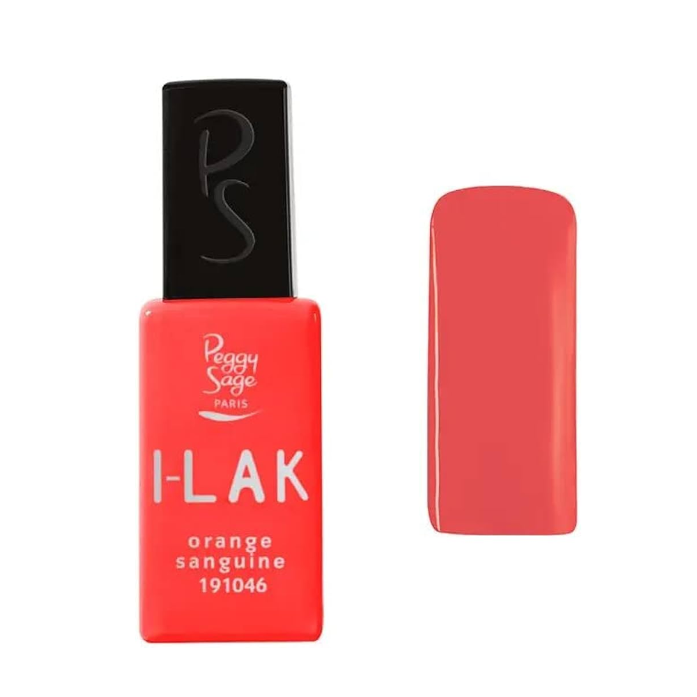 PEGGY SAGE 191046 I-LAK SOAK OFF GEL POLISH ORANGE SANGUINE 11ML