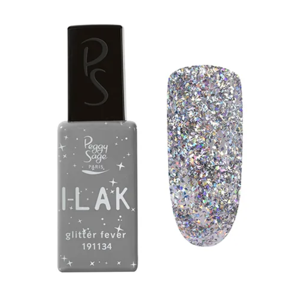 PEGGY SAGE 191134 I-LAK SOAK OFF GEL POLISH GLITTER FEVER 11ML