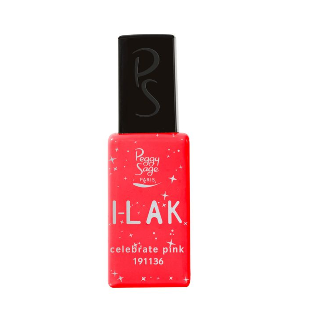 PEGGY SAGE 191136 I-LAK SOAK OFF GEL POLISH CELEBRATE PINK 11ML