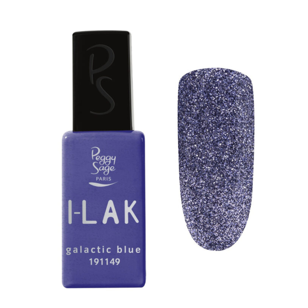 PEGGY SAGE 191149 I-LAK SOAK OFF GEL POLISH GALACTIC BLUE 11ML