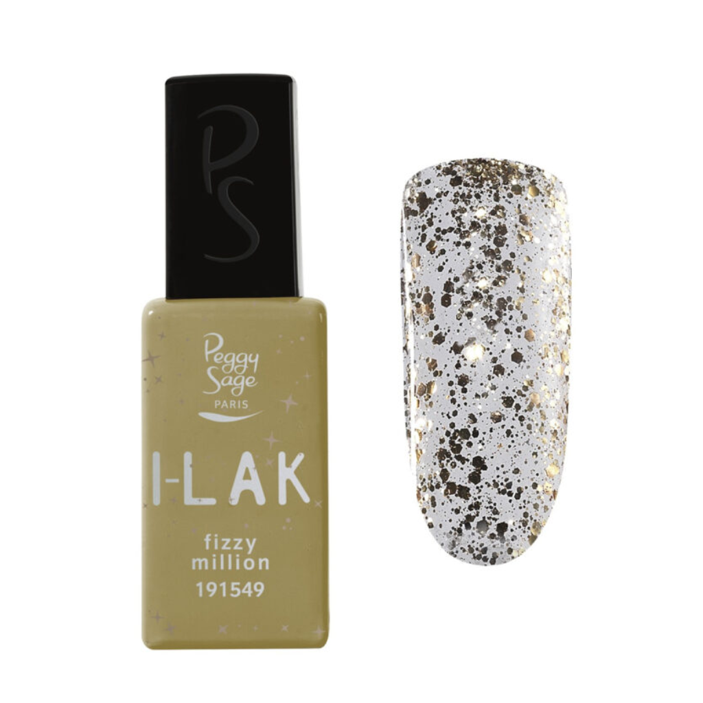 PEGGY SAGE 191549 I-LAK SOAK OFF GEL POLISH FIZZY MILLION 11ML