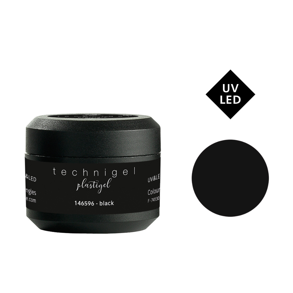 PEGGY SAGE 146596 GEL PLASTIGEL PER UNGHIE UV/LED BLACK 5GR