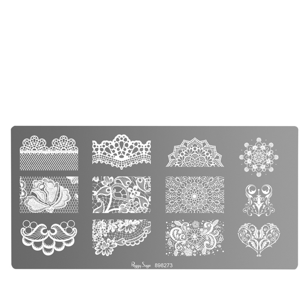 PEGGY SAGE 898273 TAVOLA DI STAMPING NAIL ART WEDDING