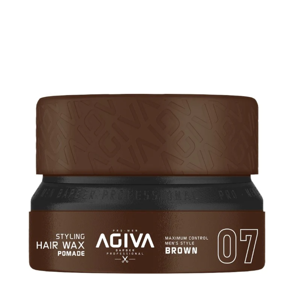 AGIVA 0007 STYLING HAIR WAX POMADE 07 BROWN 155ML 2606
