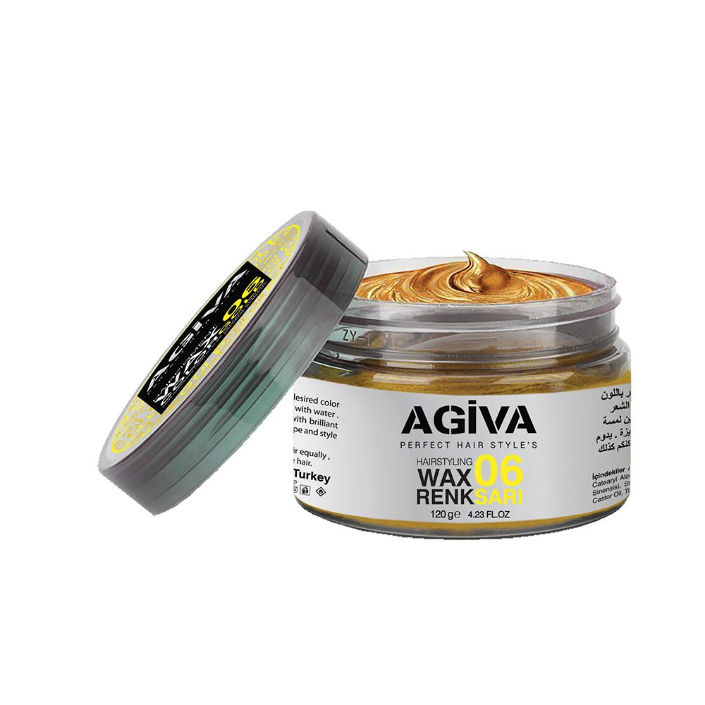 AGIVA 2597 STYLING COLOR WAX 06 YELLOW 120GR