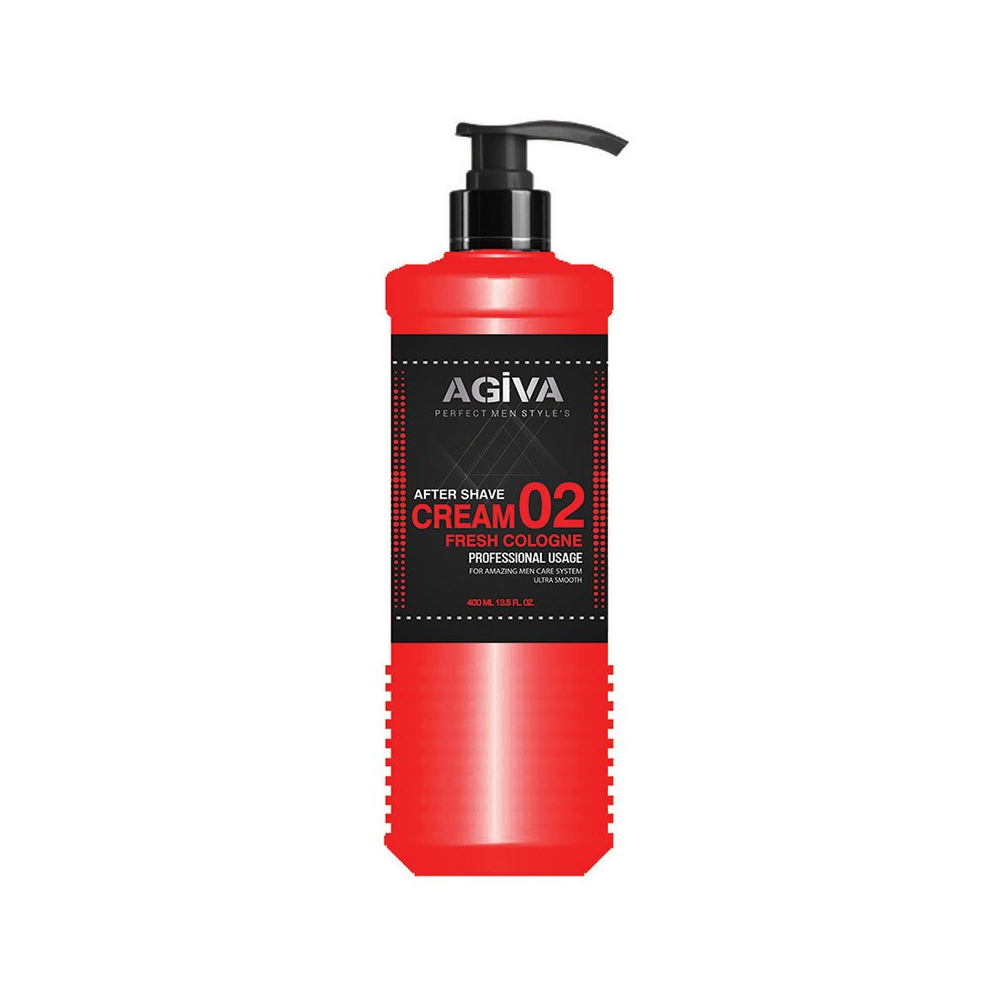-AGIVA AFTER SHAVE CREAM COLOGNE 02 FRESH 400ML 2533