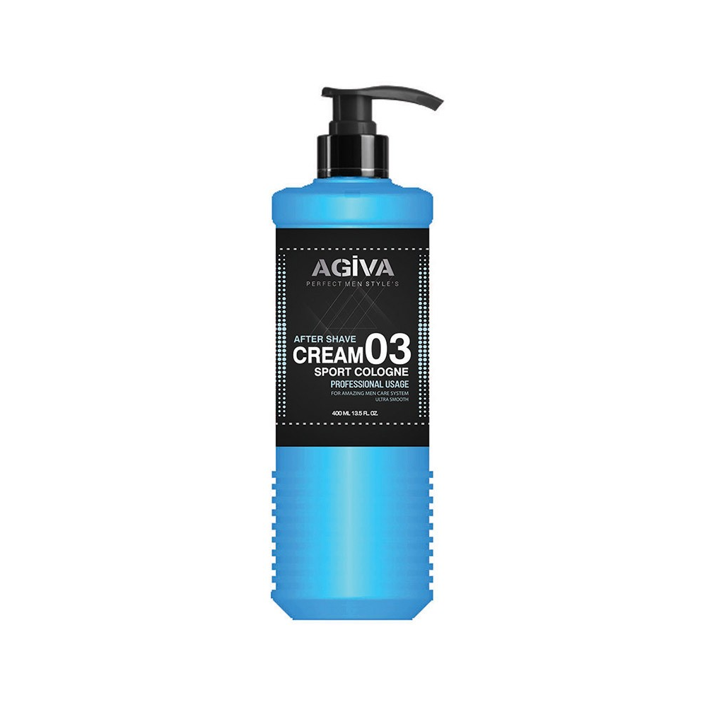 -AGIVA AFTER SHAVE CREAM COLOGNE 03 SPORT 400ML 2531
