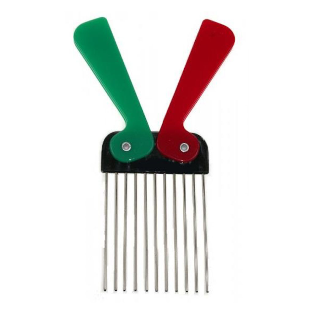 MORO PETTINE BARBER METAL PICK 41368