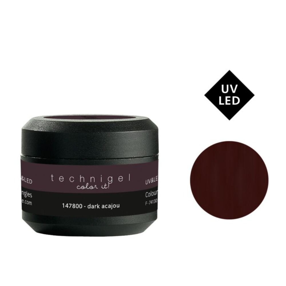 PEGGY SAGE 147800 GEL COLORATO PER UNGHIE UV/LED DARK ACAJOU 5GR