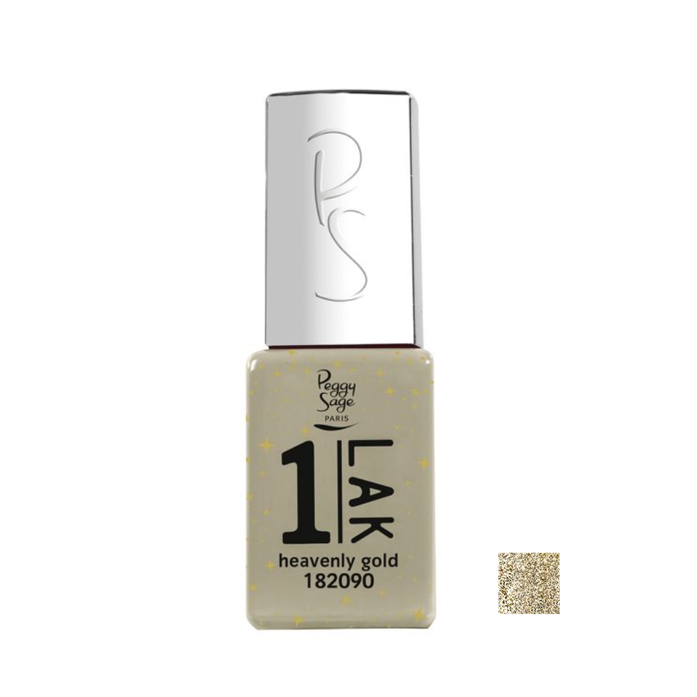 PEGGY SAGE 182090 ONE-LAK 1-STEP GEL POLISH HEAVENLY GOLD 5ML