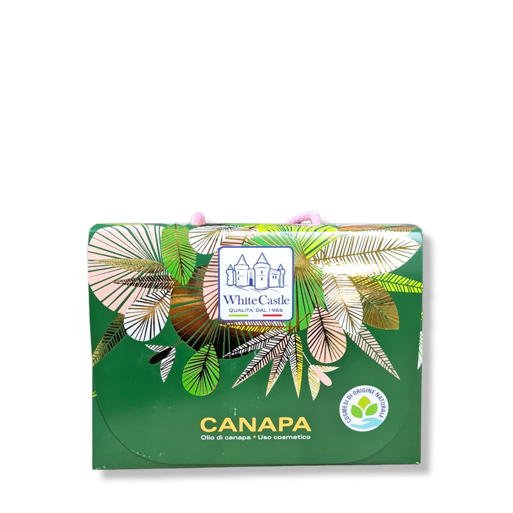 WHITE CASTLE CANAPA CONF. CREMA MANI 75ML + BAGNO DOCCIA 250ML + SAPONE 100GR 1018