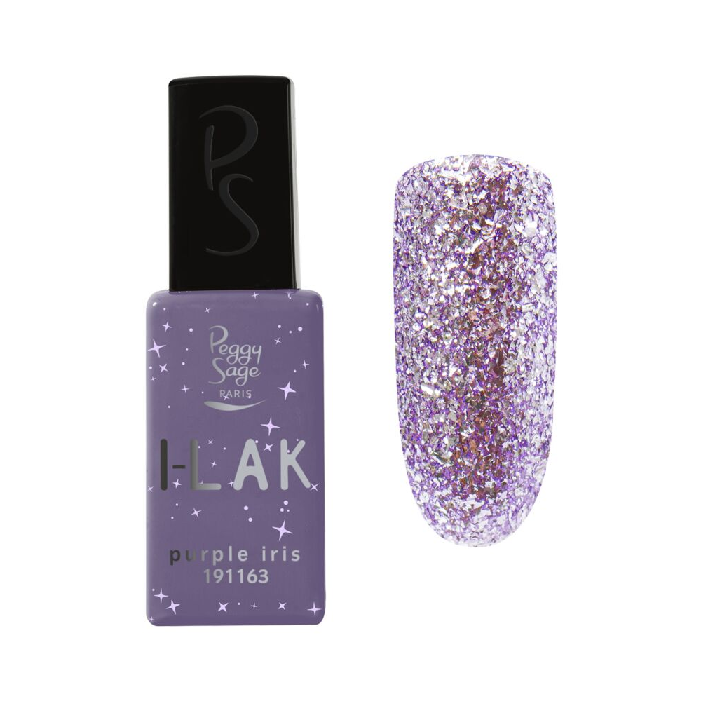 PEGGY SAGE 191163 I-LAK SOAK OFF GEL POLISH PURPLE IRIS 11ML