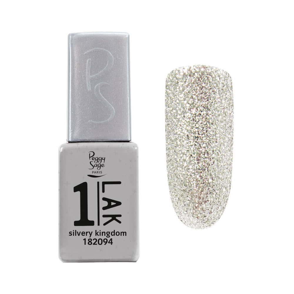 PEGGY SAGE 182094 ONE-LAK 1-STEP GEL POLISH SILVERY KINGDOM 5ML