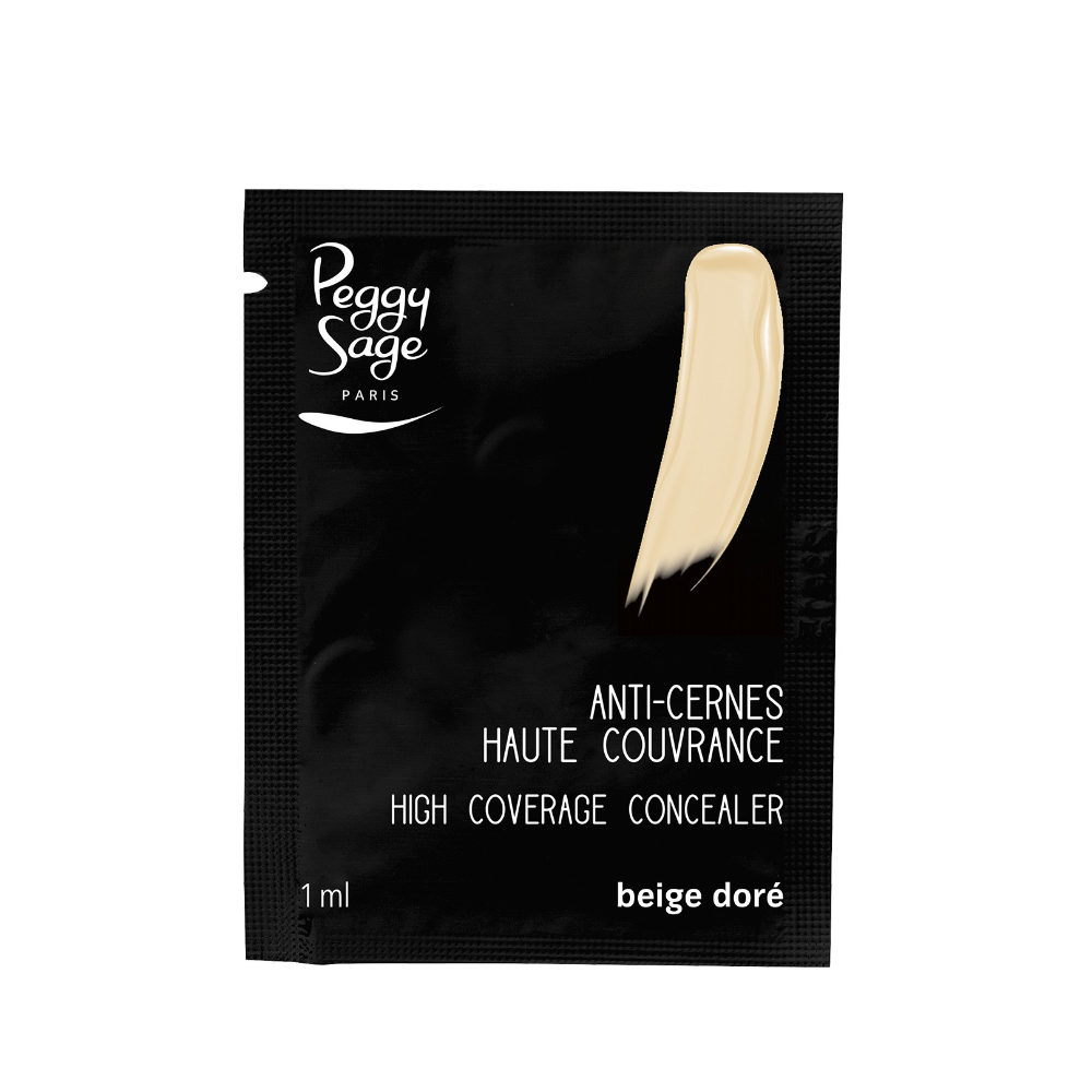 PEGGY SAGE 810631 SAMPLE CORRETTORE OCCHIAIE ALTAMENTE COPRENTE BEIGE DORÉ 1ML