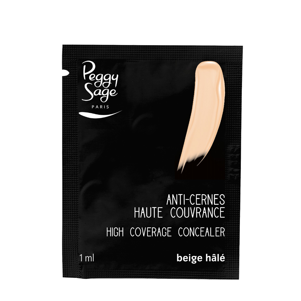 PEGGY SAGE 810636 SAMPLE CORRETTORE OCCHIAIE ALTAMENTE COPRENTE BEIGE HÂLÉ 1ML