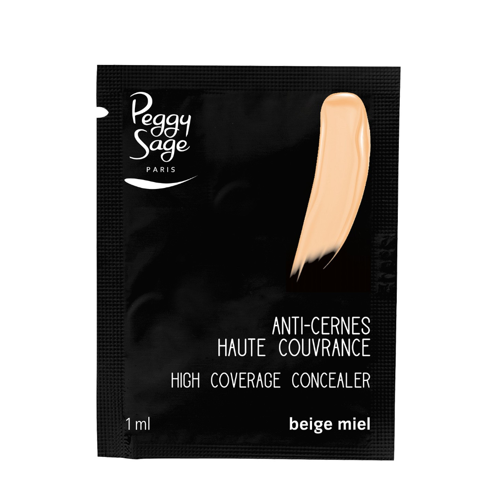 PEGGY SAGE 810641 SAMPLE CORRETTORE OCCHIAIE ALTAMENTE COPRENTE BEIGE MIEL 1ML