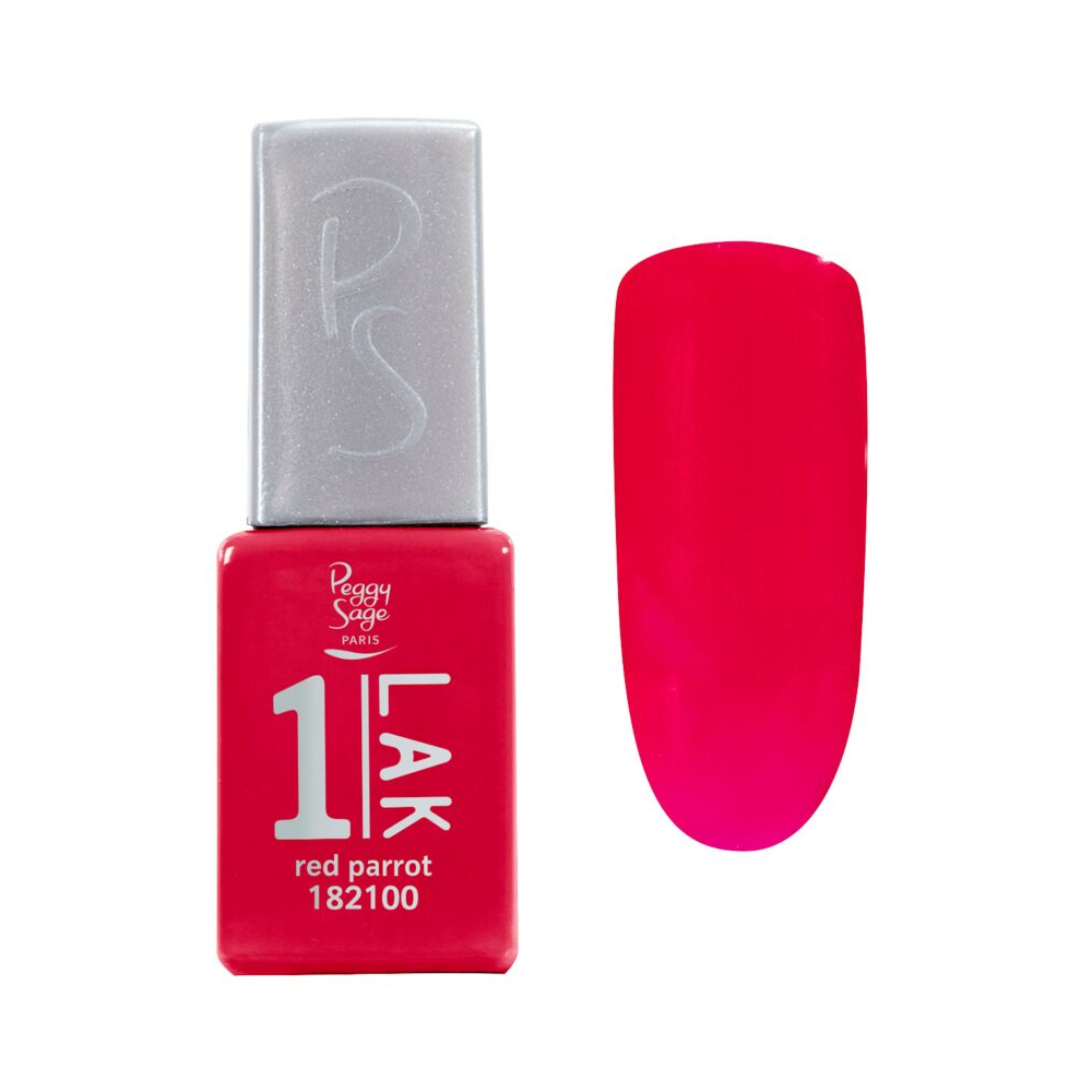 PEGGY SAGE 182100 ONE-LAK 1-STEP GEL POLISH RED PARROT 5ML