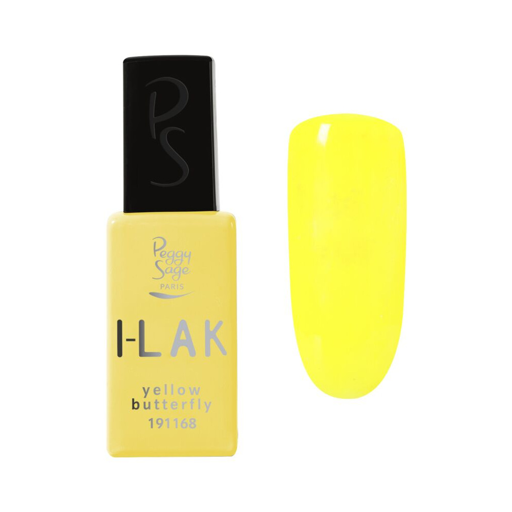 PEGGY SAGE 191168 I-LAK SOAK OFF GEL POLISH YELLOW BUTTERFLY 11ML