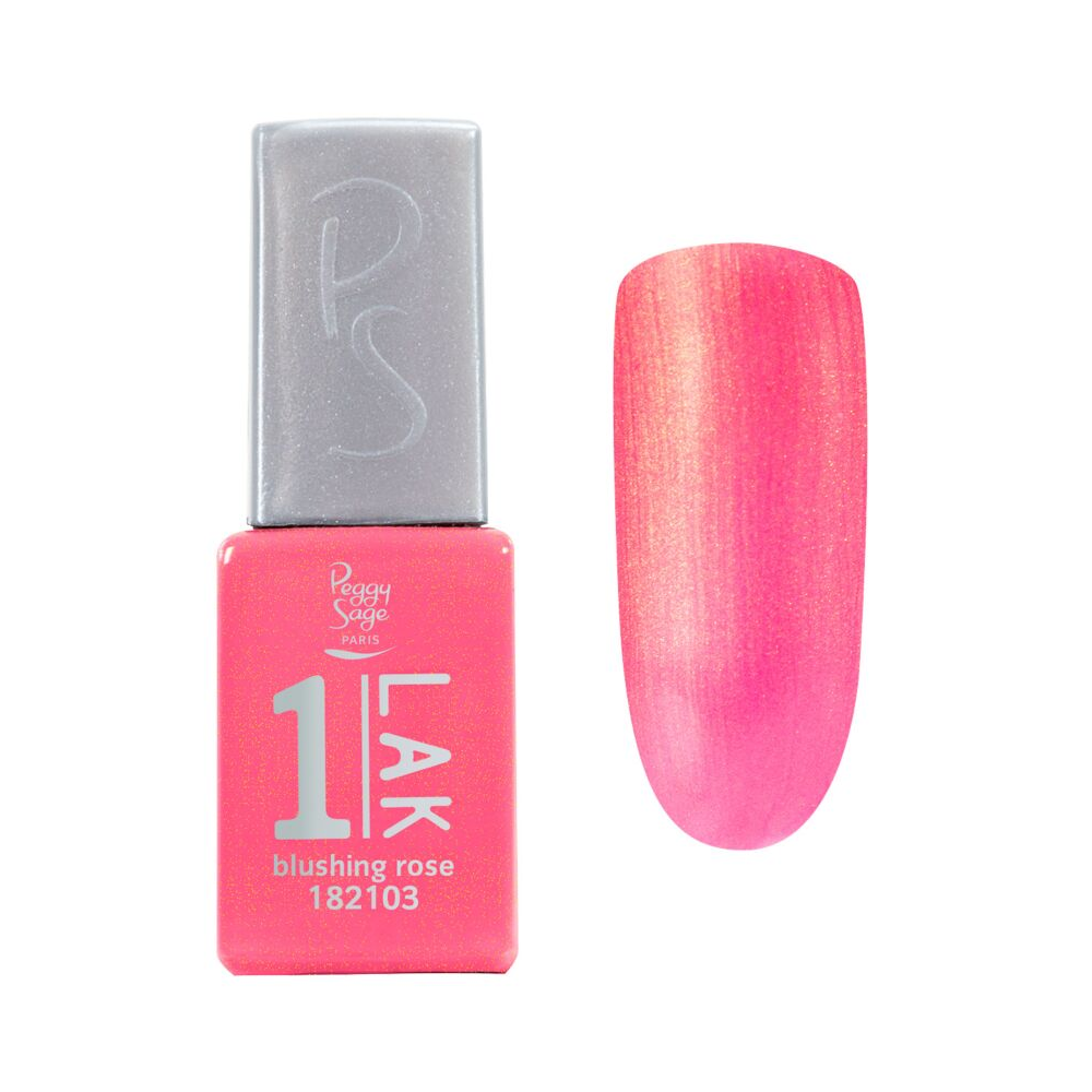 PEGGY SAGE 182103 ONE-LAK 1-STEP GEL POLISH BLUSHING ROSE 5ML