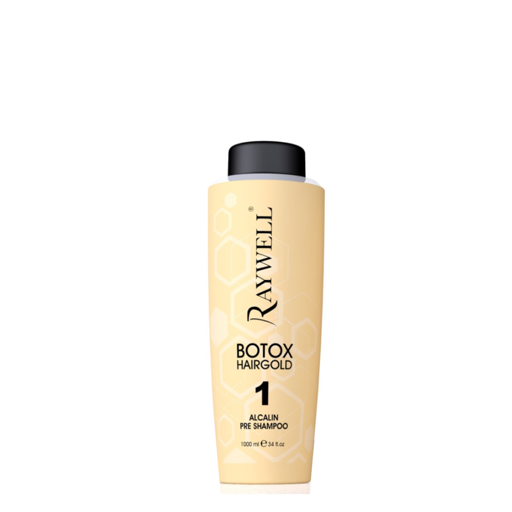 RAYWELL BOTOX HAIRGOLD 1 PRE SHAMPOO ALCALIN 1000ML RR470