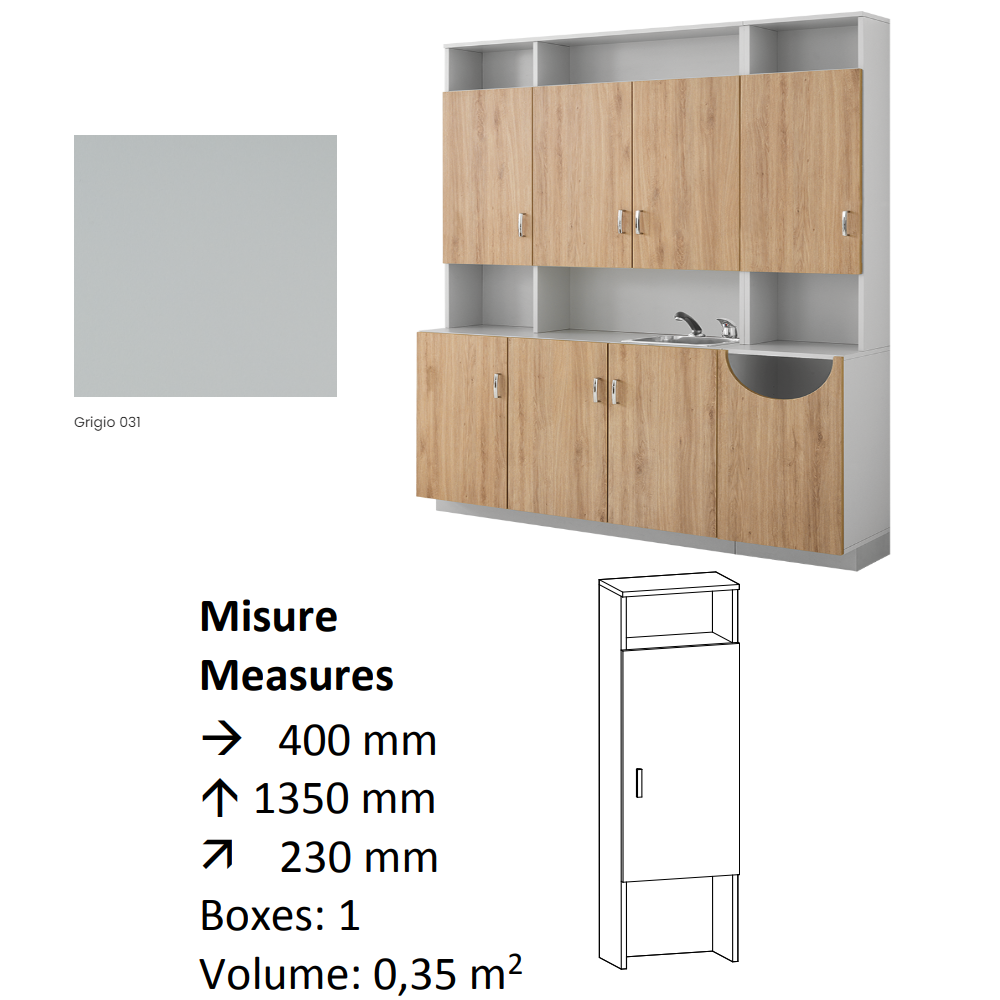 AGV DIFFUSION 435350 PAK ALTO 14 GREY 031