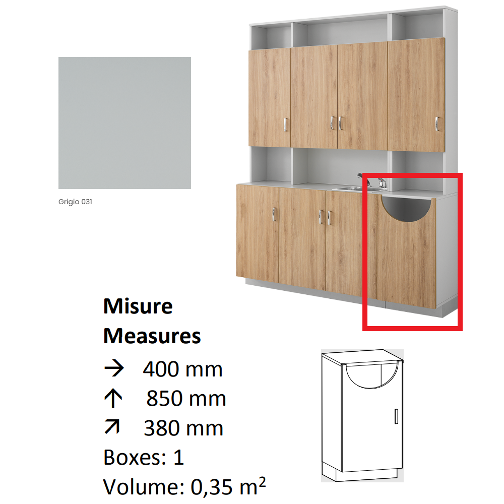 AGV DIFFUSION 433650 PAK BASSO 36 GREY 031