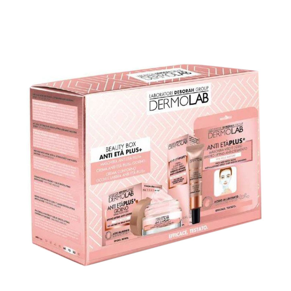 DERMOLAB BEAUTY BOX 2022 ANTI ETA' CONF. BEAUTY+CREMA VISO 50ML+CREMA CONTORNO OCCHI 15ML+MASCHERA VISO TDV002022