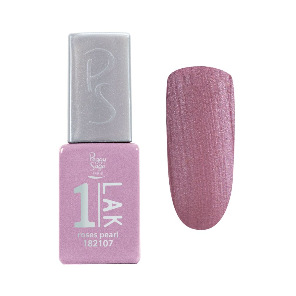 PEGGY SAGE 182107 ONE-LAK 1-STEP GEL POLISH ROSES PEARL 5ML