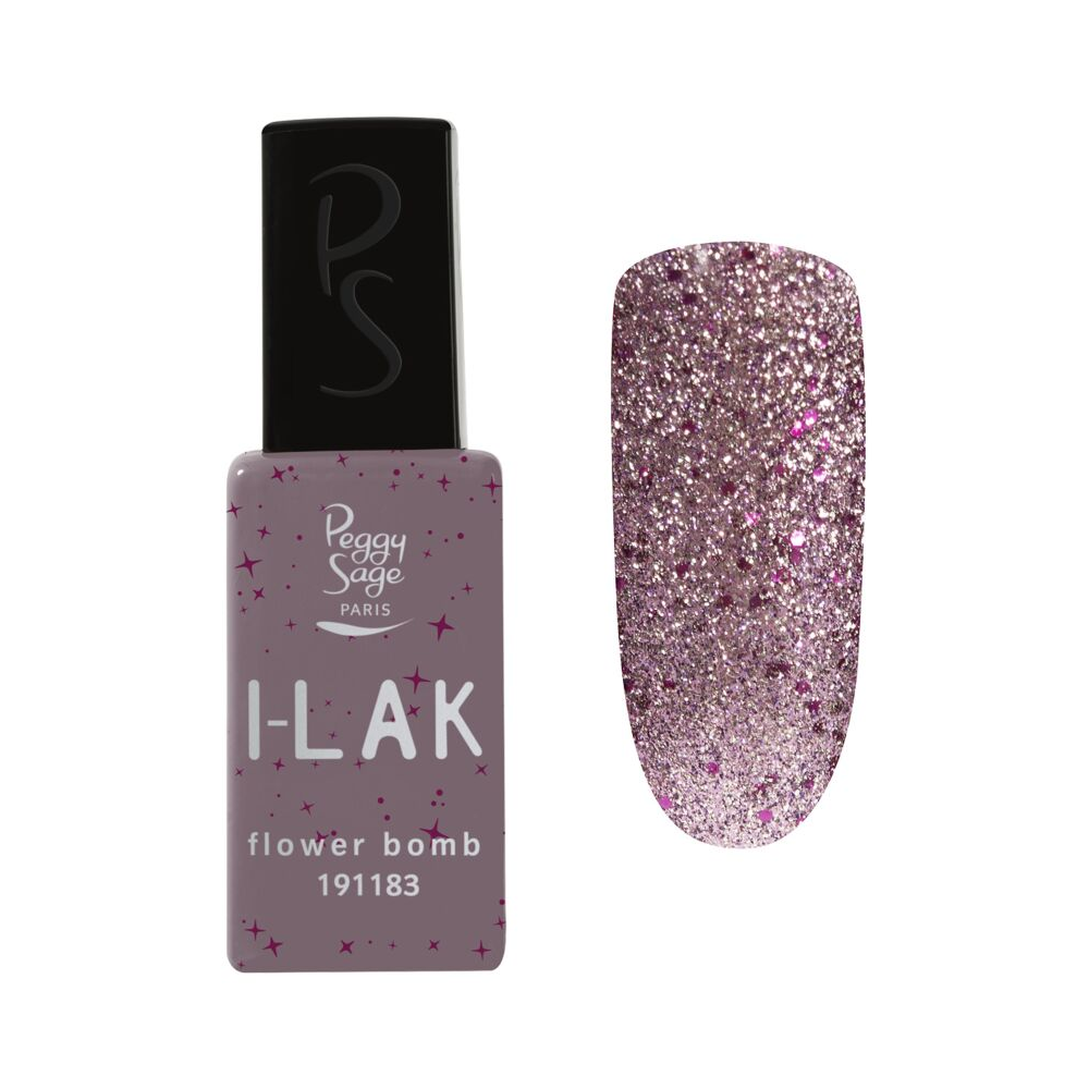 PEGGY SAGE 191183 I-LAK SOAK OFF GEL POLISH FLOWER BOMB 11ML