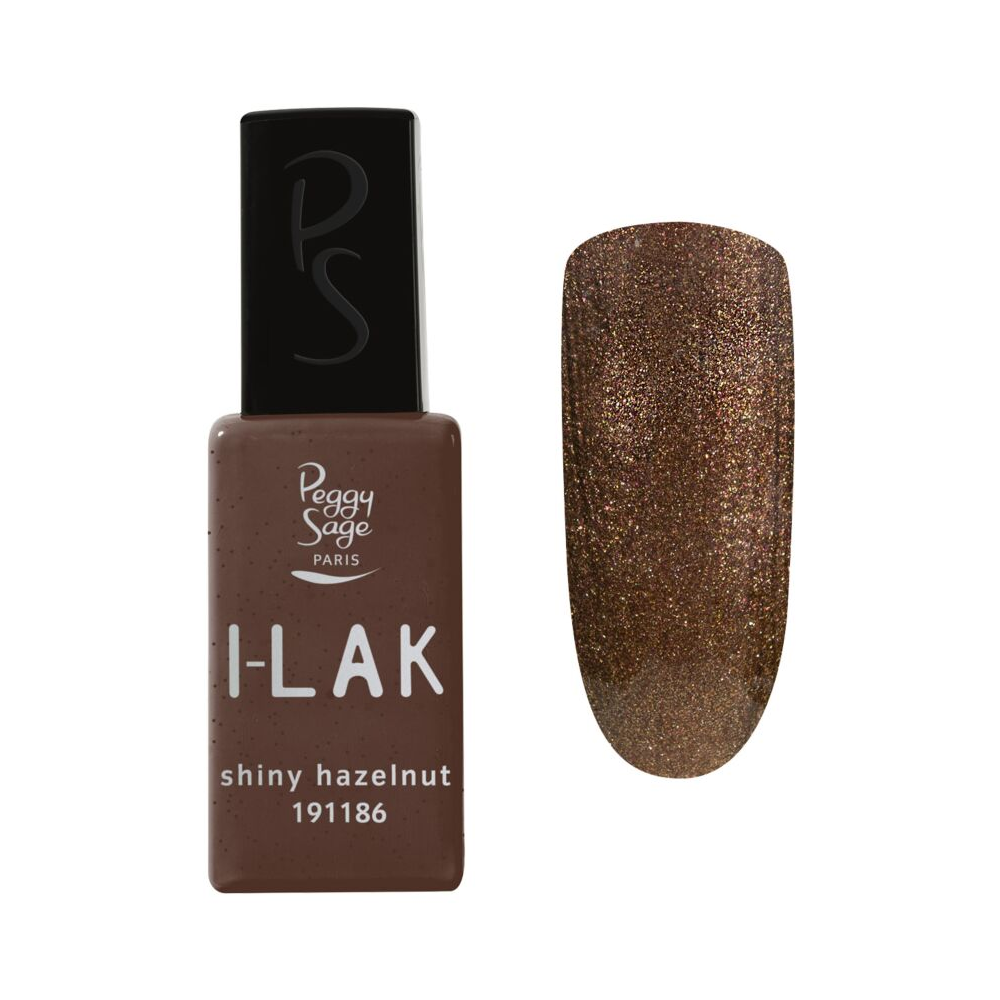 PEGGY SAGE 191186 I-LAK SOAK OFF GEL POLISH SHINY HAZELNUT 11ML