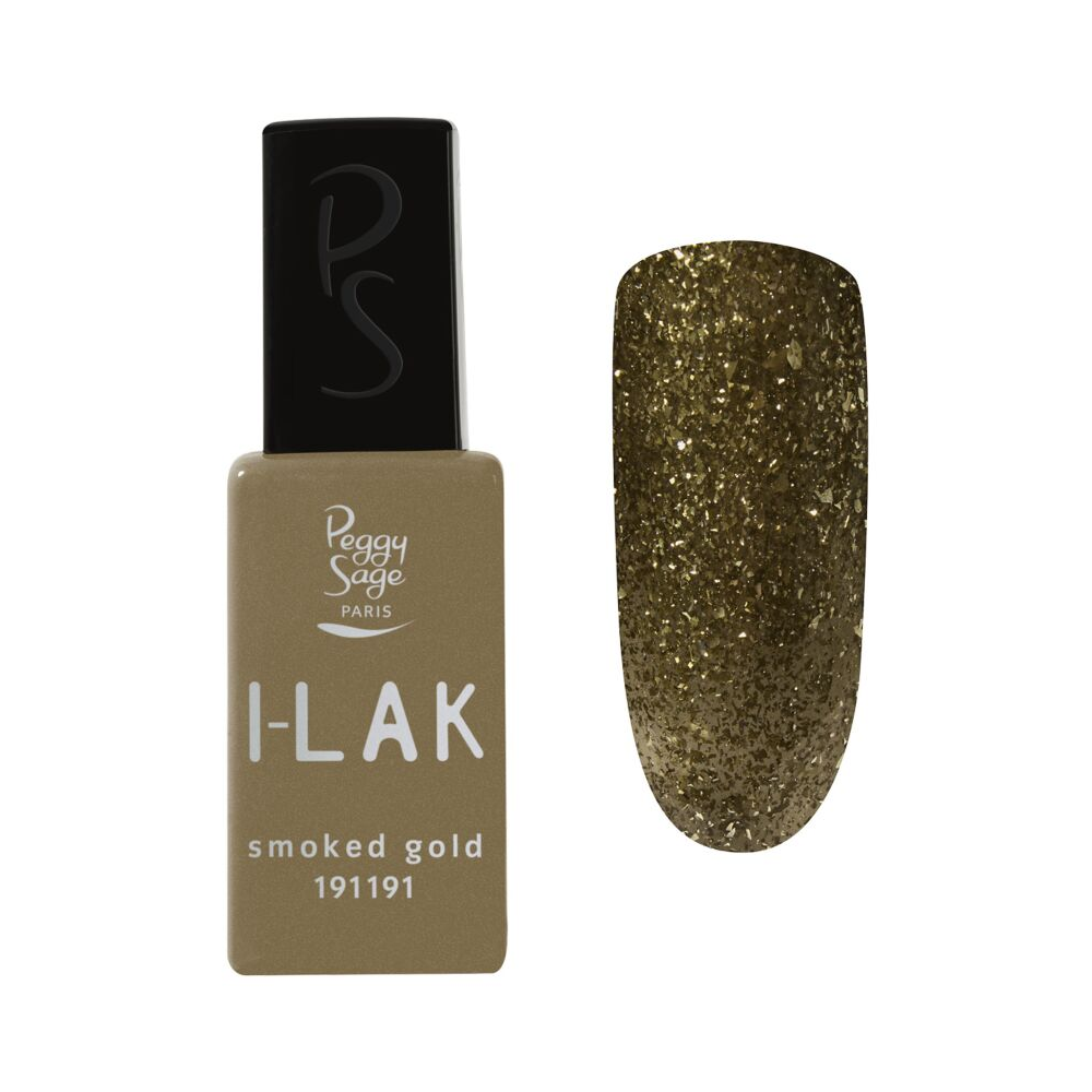 PEGGY SAGE 191191 I-LAK SOAK OFF GEL POLISH SMOKED GOLD 11ML