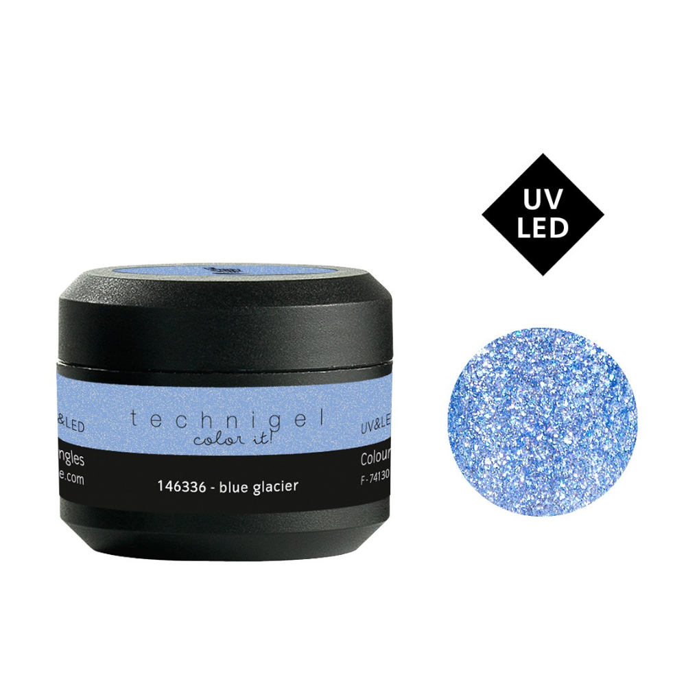 PEGGY SAGE 146336 GEL UV/LED COLORATO PER UNGHIE BLUE GLACIER 5GR