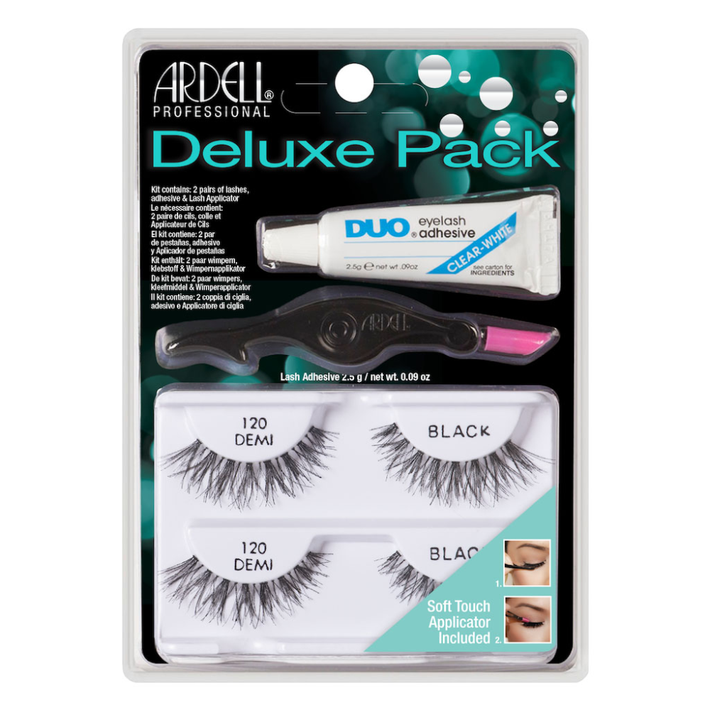 ARDELL 68940 DELUXE PACK CIGLIA FINTE 120 DEMI BLACK 55262