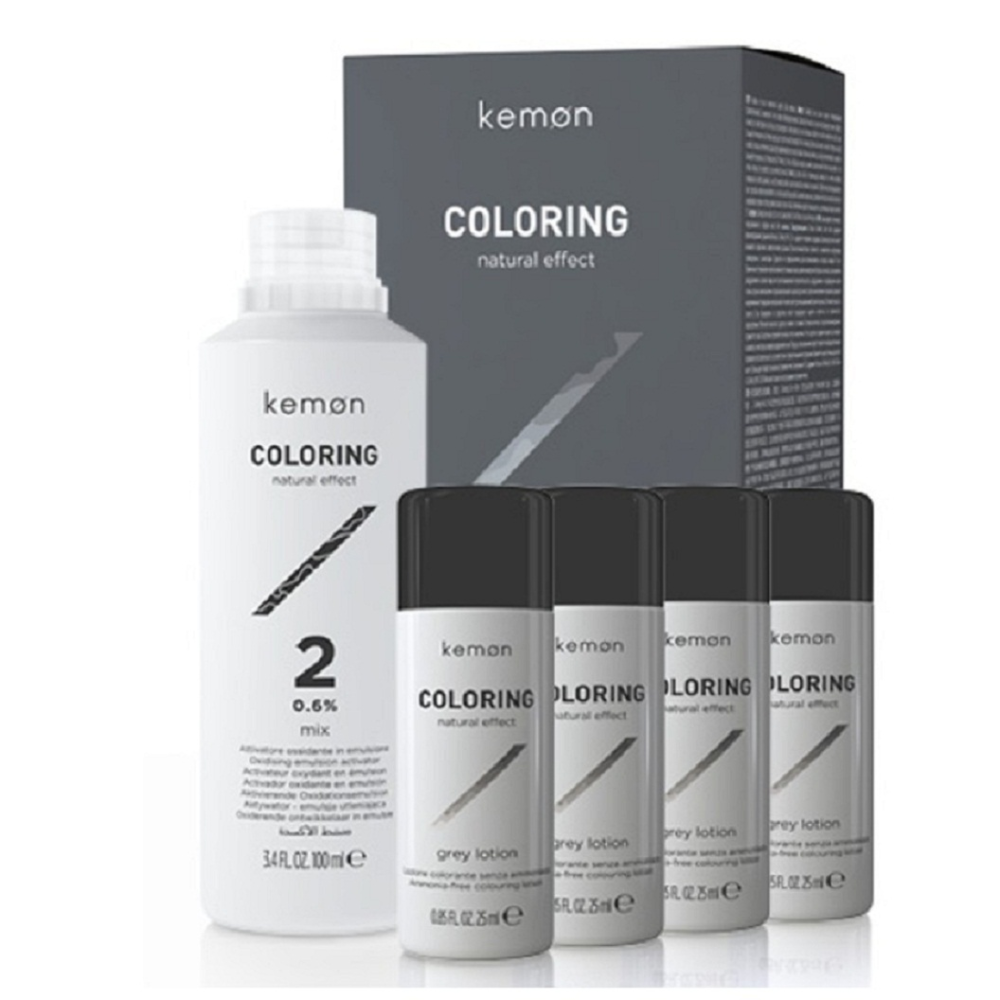 -KEMON COLORING GREY MOUSSE KIT COLORAZIONE IN MOUSSE 200ML