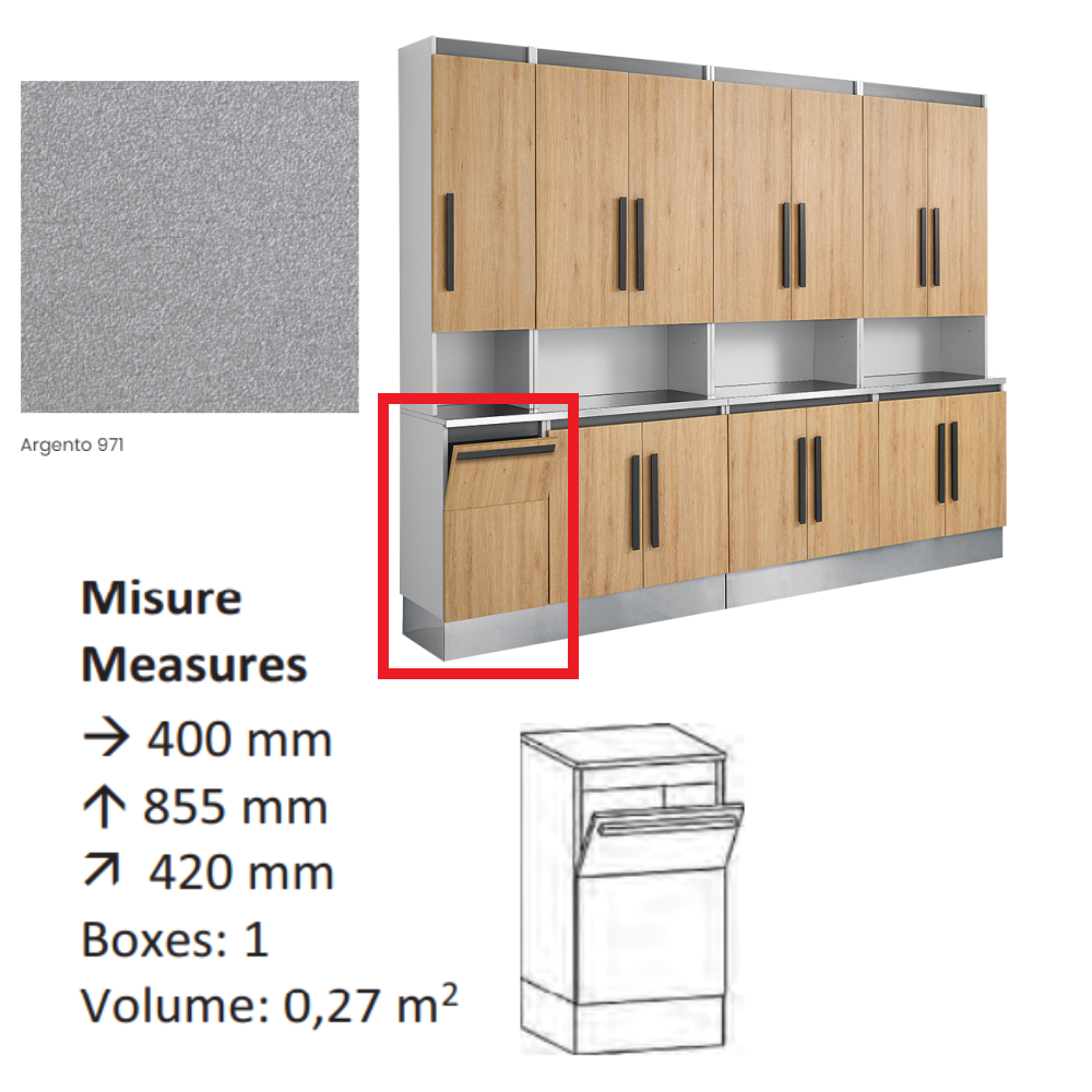 AGV GV DESIGN 425719 SERVIMOB DISPLAY H MOBILE DI SERVIZIO