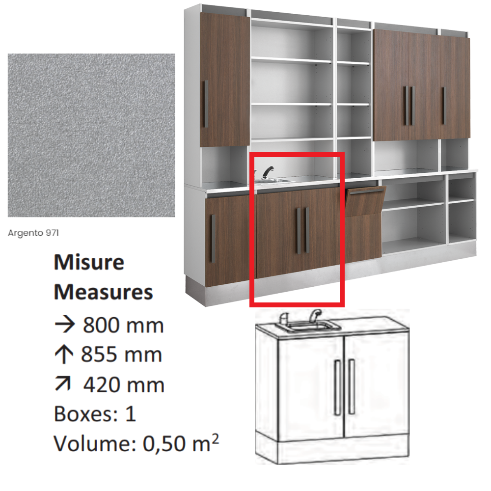 AGV GV DESIGN 425219 SERVIMOB DISPLAY C MOBILE DI SERVIZIO