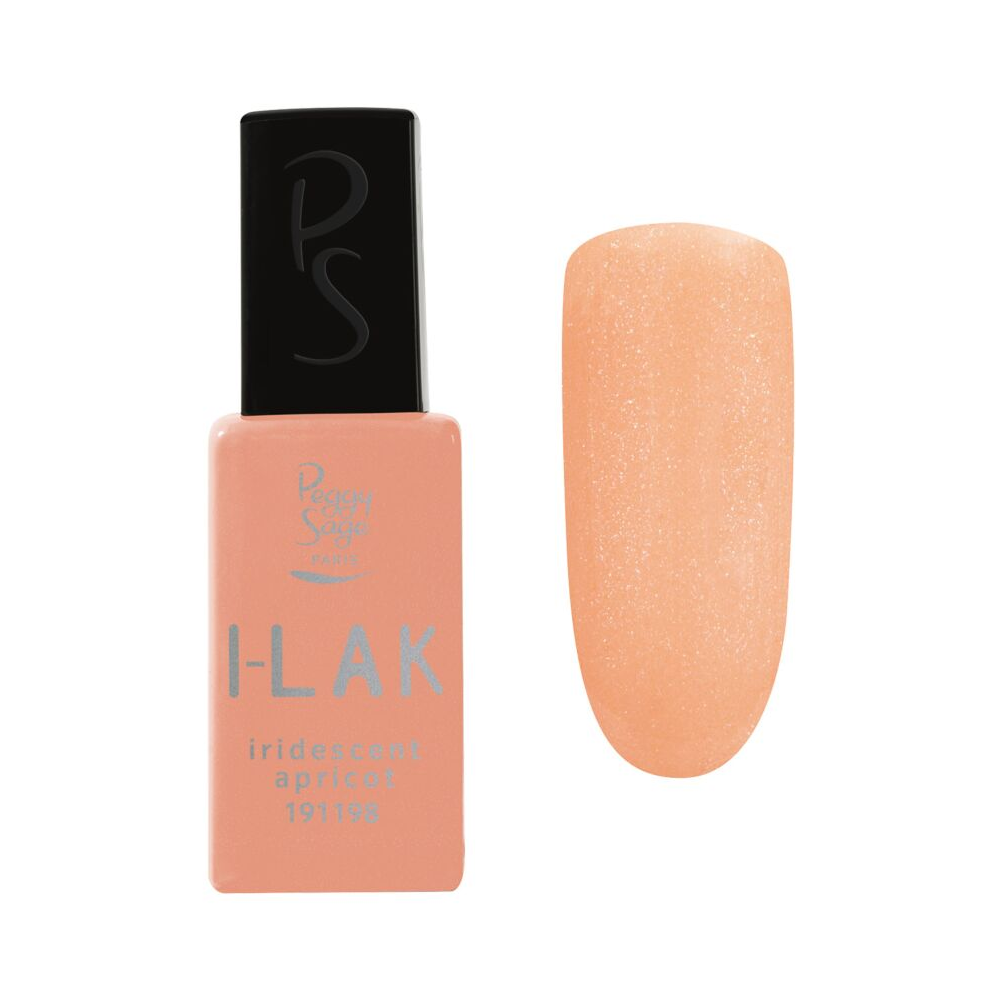 PEGGY SAGE 191198 I-LAK SOAK OFF GEL POLISH IRIDESCENT APRICOT 11ML