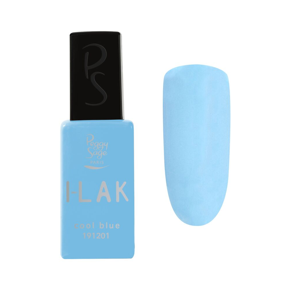 PEGGY SAGE 191201 I-LAK SOAK OFF GEL POLISH COOL BLUE 11ML