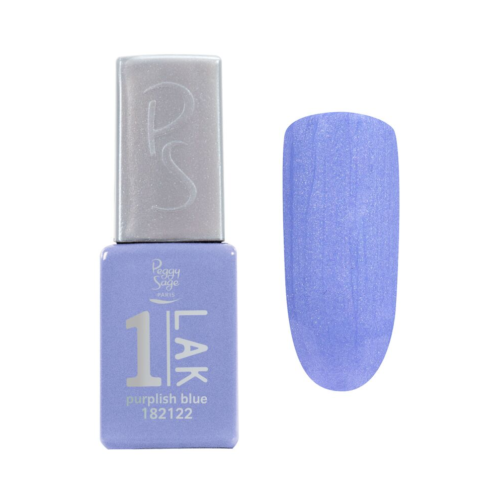 PEGGY SAGE 182122 ONE-LAK 1-STEP GEL POLISH PURPLISH BLUE 5ML