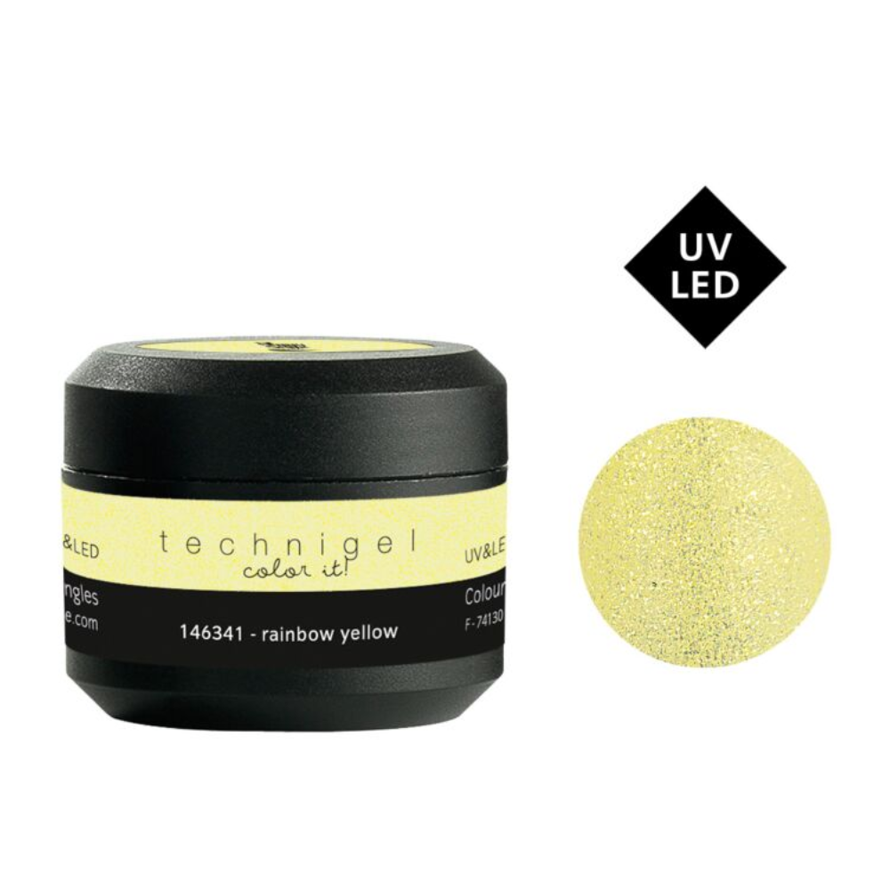 PEGGY SAGE 146341 GEL UV/LED COLORATO PER UNGHIE RAINBOW YELLOW 5GR