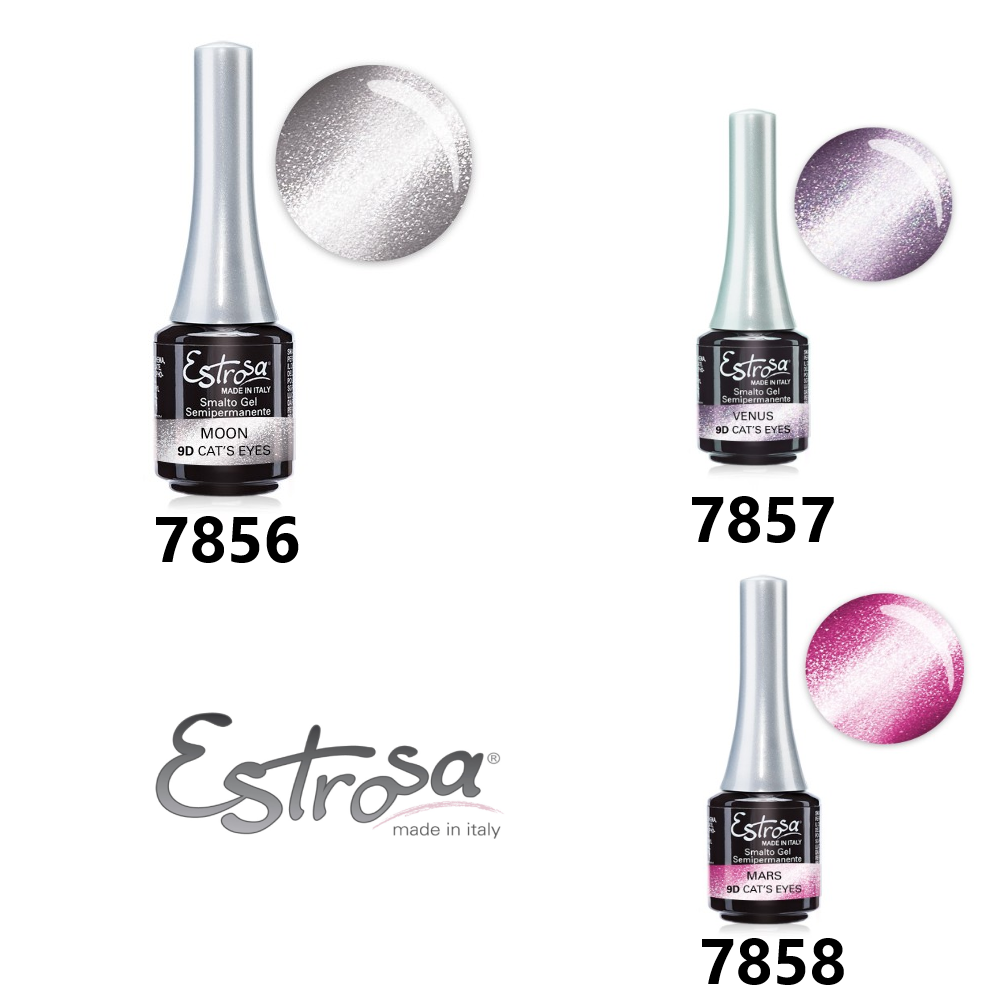 ESTROSA SMALTO GEL SEMIPERMANENTE COSMIC CAT'S EYES 9D 7ML