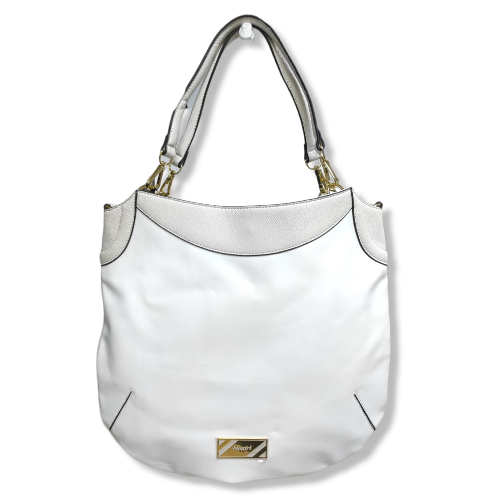 BLUGIRL BLUMARINE BORSA 339003 WHITE E BEIGE 630