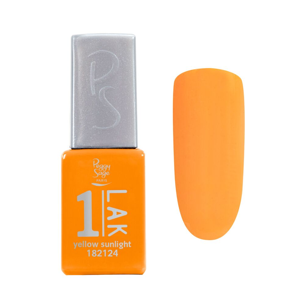 PEGGY SAGE 182124 ONE-LAK 1-STEP GEL POLISH YELLOW SUNLIGHT 5ML