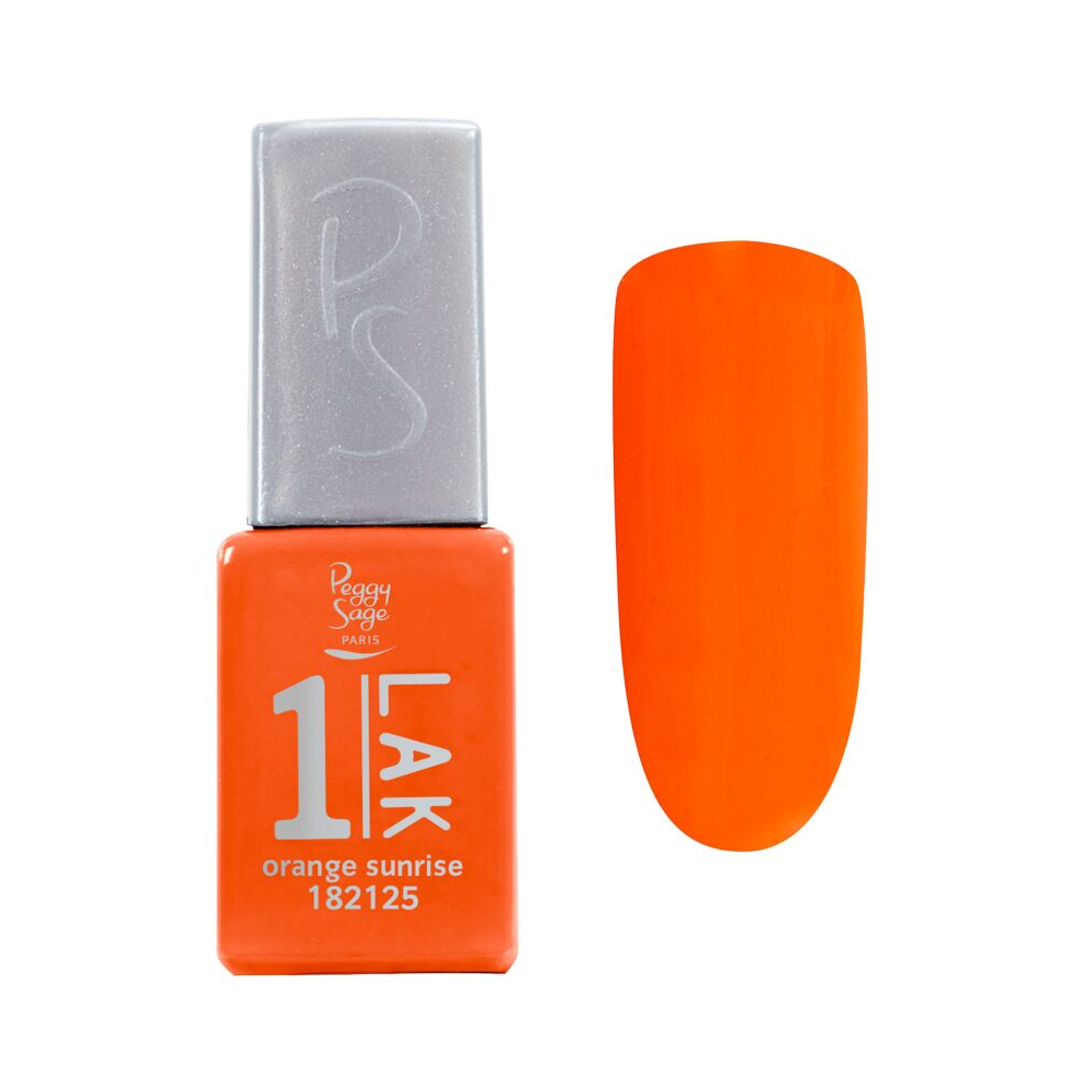 PEGGY SAGE 182125 ONE-LAK 1-STEP GEL POLISH ORANGE SUNRISE 5ML