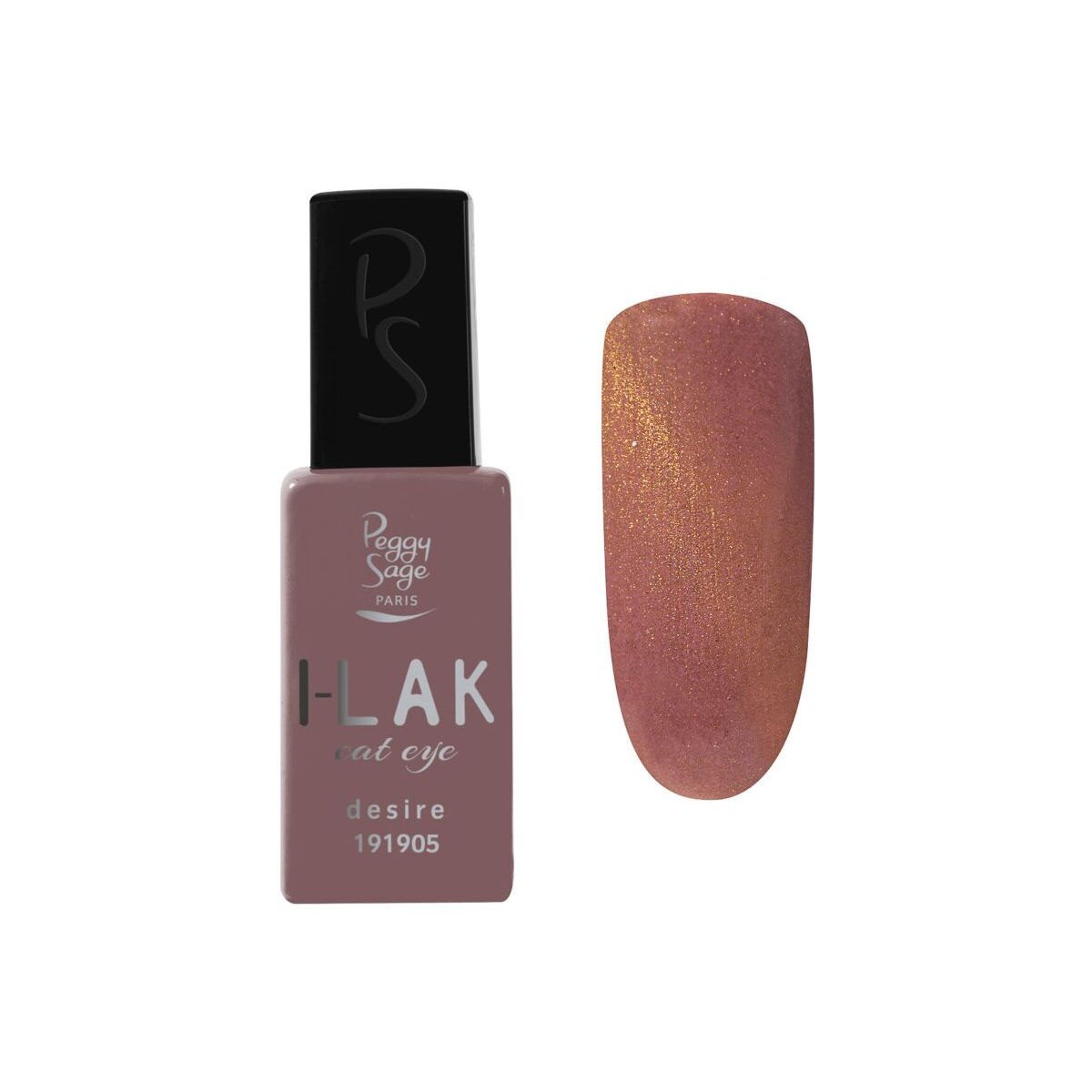 PEGGY SAGE 191905 I-LAK SOAK OFF GEL POLISH CAT EYES DESIRE 11ML