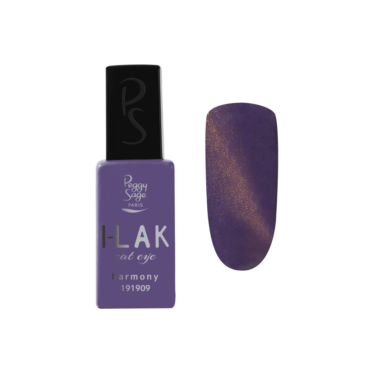 PEGGY SAGE 191909 I-LAK SOAK OFF GEL POLISH CAT EYES HARMONY 11ML