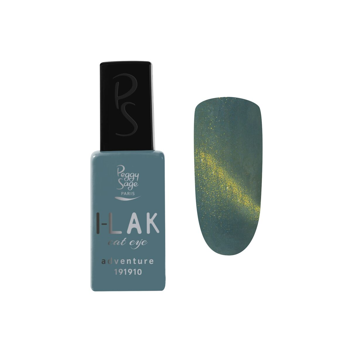 PEGGY SAGE 191910 I-LAK SOAK OFF GEL POLISH CAT EYES ADVENTURE 11ML