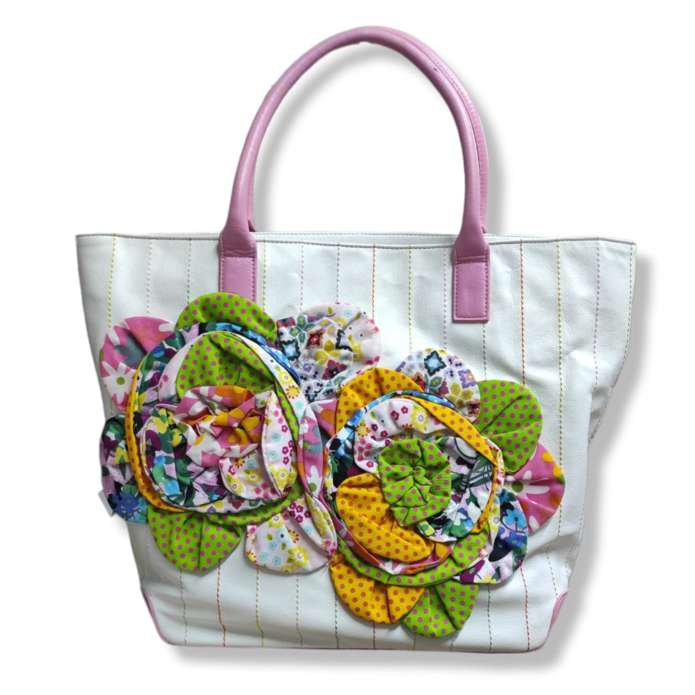 BRACCIALINI BORSA MILLEFOGLIE B5311 BIANCO