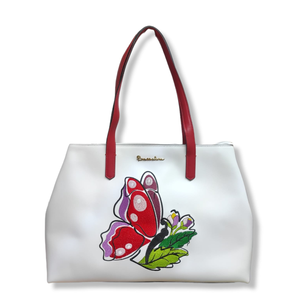 BRACCIALINI BORSA EVA B12233 BIANCO 001