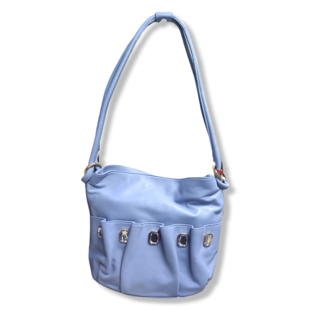 BRACCIALINI BORSA IN PELLE SORAYA B5594 BLUE PERVINCA